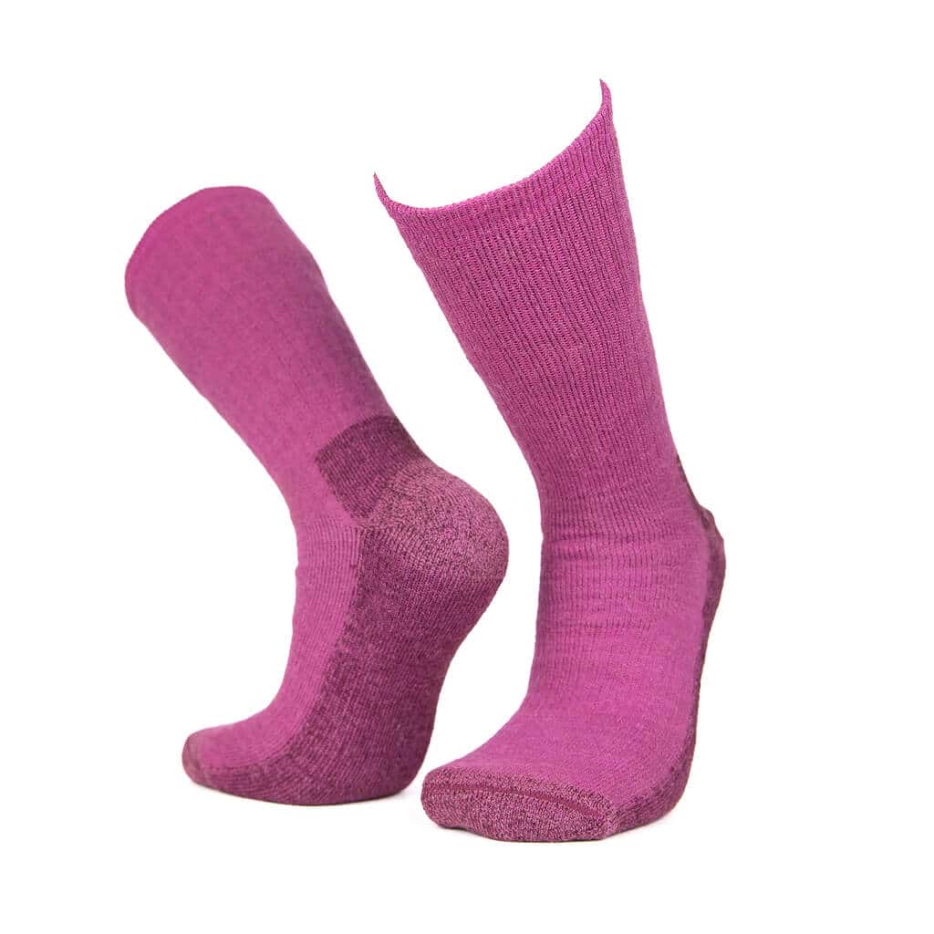 Purpur-farbige Alpaka Wollsocken atmungskativ, um Schweißfüße zu vermeiden